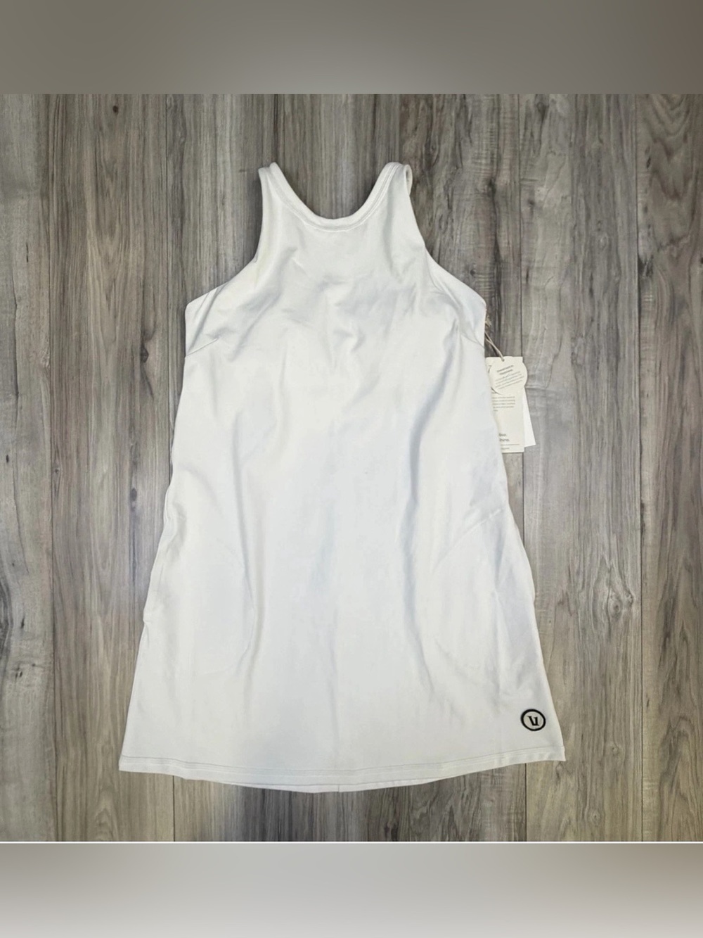 Vuori Volley Dress White Athletic Tennis Dress VW604 Large NEW